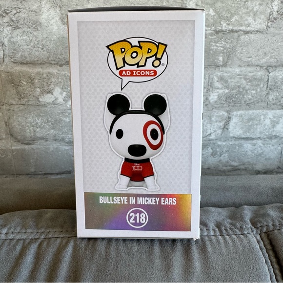 Funko POP Target Bullseye in Mickey Ears Vinyl Figure - Picture 4 of 7